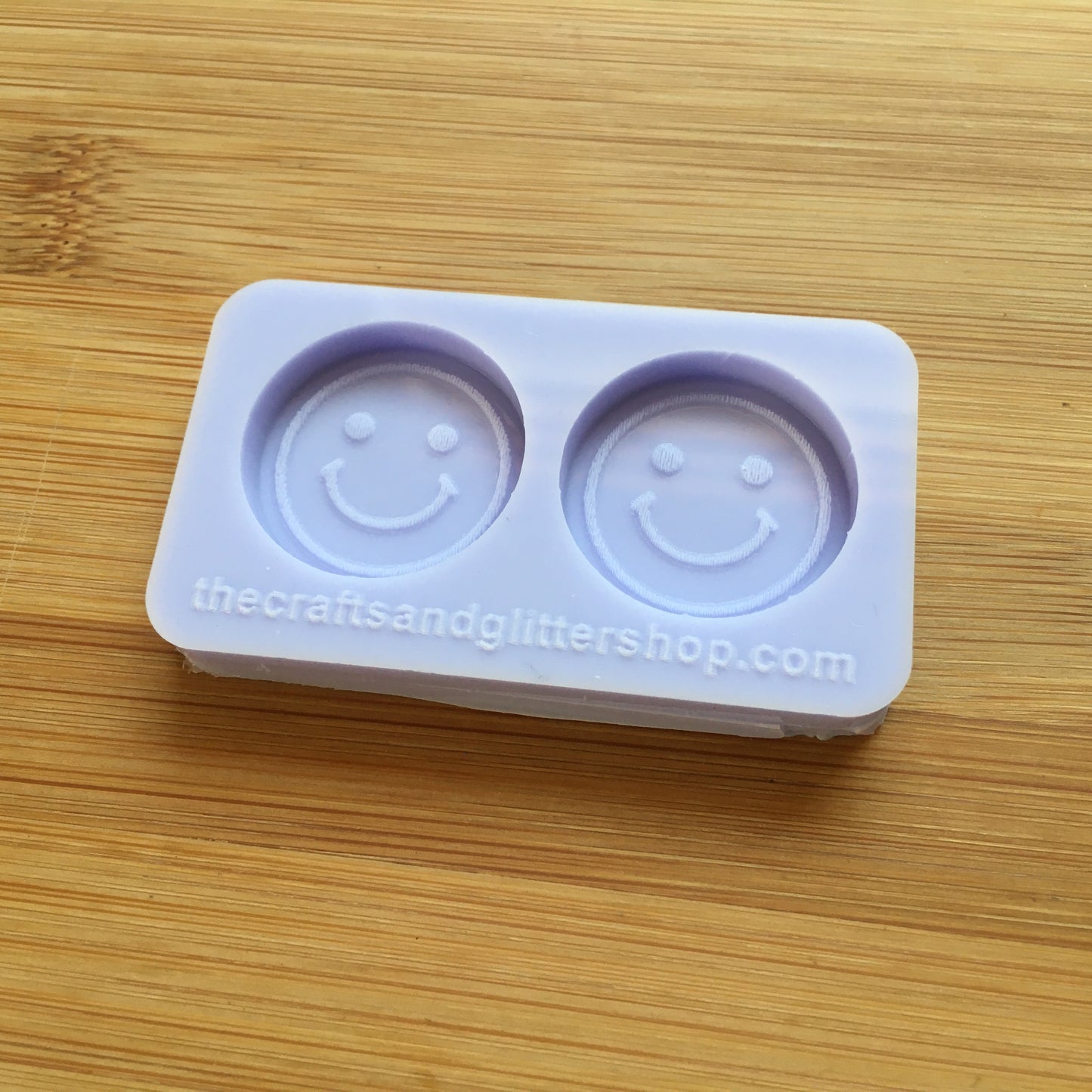 1" Smiley Face Silicone Mold, Food Safe Silicone Rubber Mould