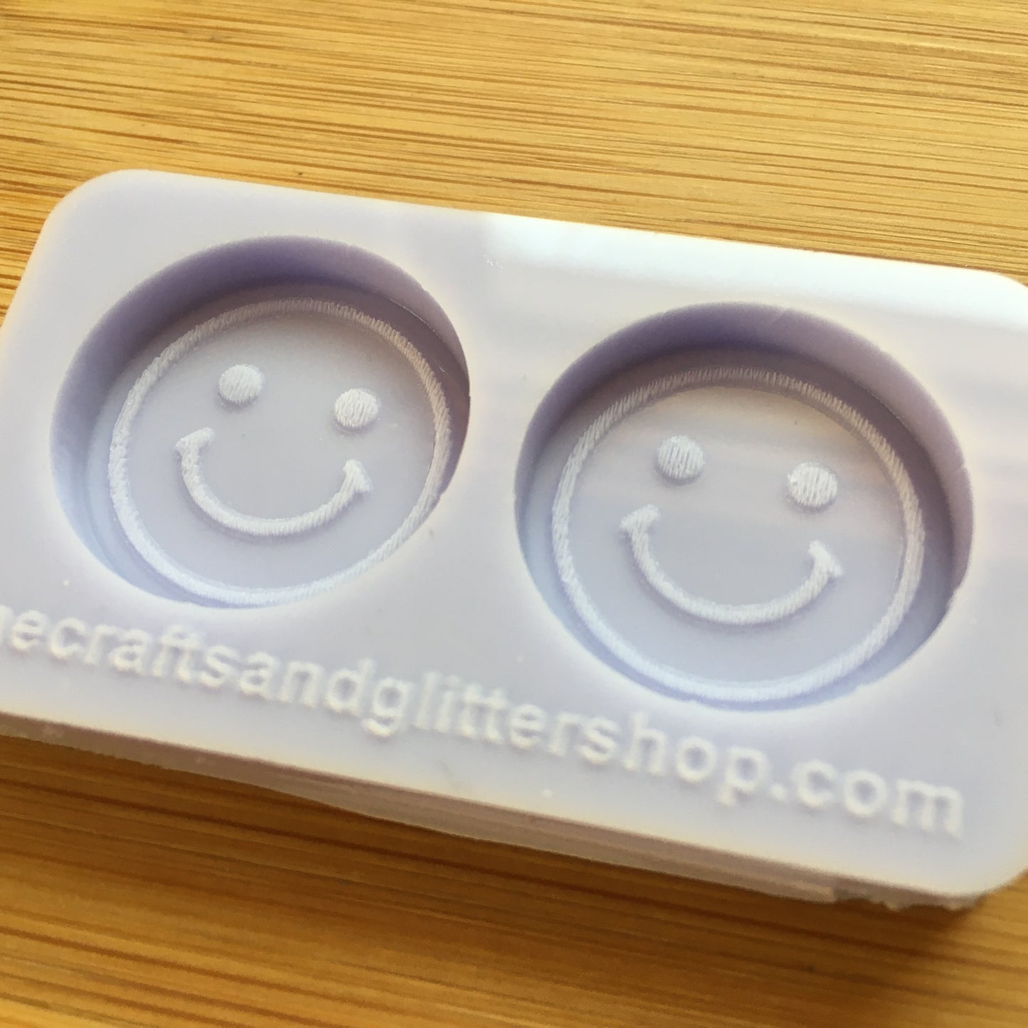 1" Smiley Face Silicone Mold, Food Safe Silicone Rubber Mould