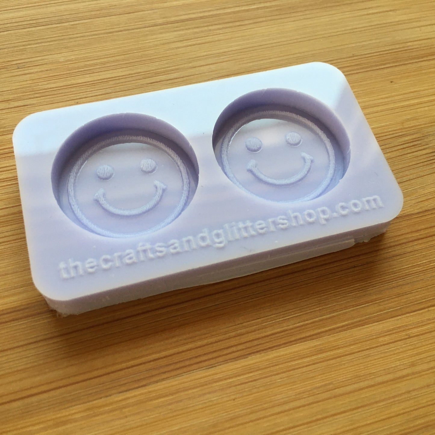 1" Smiley Face Silicone Mold, Food Safe Silicone Rubber Mould