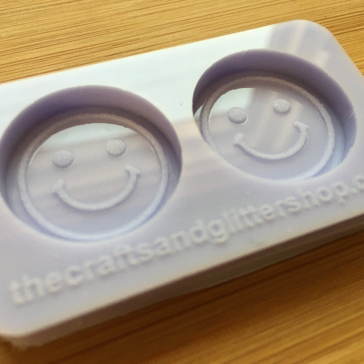 1" Smiley Face Silicone Mold, Food Safe Silicone Rubber Mould