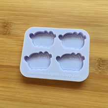 Load image into Gallery viewer, 3cm Pusheen Silicone Mold, Food Safe Silicone Rubber Mould