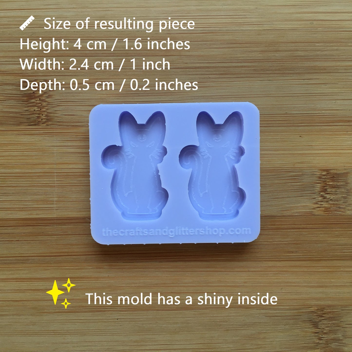 Cat Silicone Mold - The Crafts and Glitter Shop