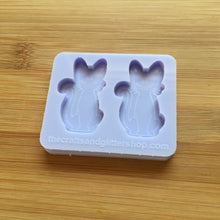 Load image into Gallery viewer, 4 cm Evil Kitty Silicone Mold, Food Safe Silicone Rubber Mould