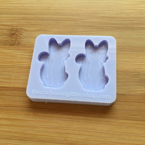 4 cm Evil Kitty Silicone Mold, Food Safe Silicone Rubber Mould