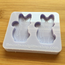 Load image into Gallery viewer, 4 cm Evil Kitty Silicone Mold, Food Safe Silicone Rubber Mould