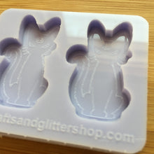 Load image into Gallery viewer, 4 cm Evil Kitty Silicone Mold, Food Safe Silicone Rubber Mould