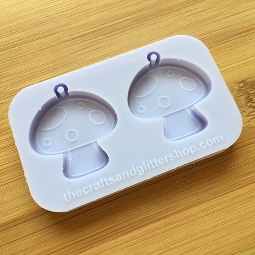 3cm Toadstool Silicone Mold, Food Safe Silicone Rubber Mould