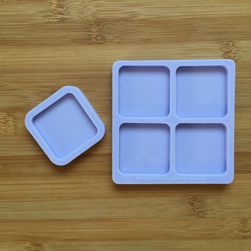 4 cm Square Silicone Mold, Food Safe Silicone Rubber Mould