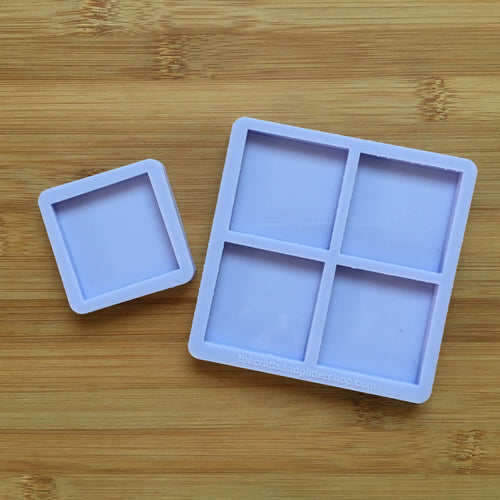 4 cm Square Silicone Mold, Food Safe Silicone Rubber Mould