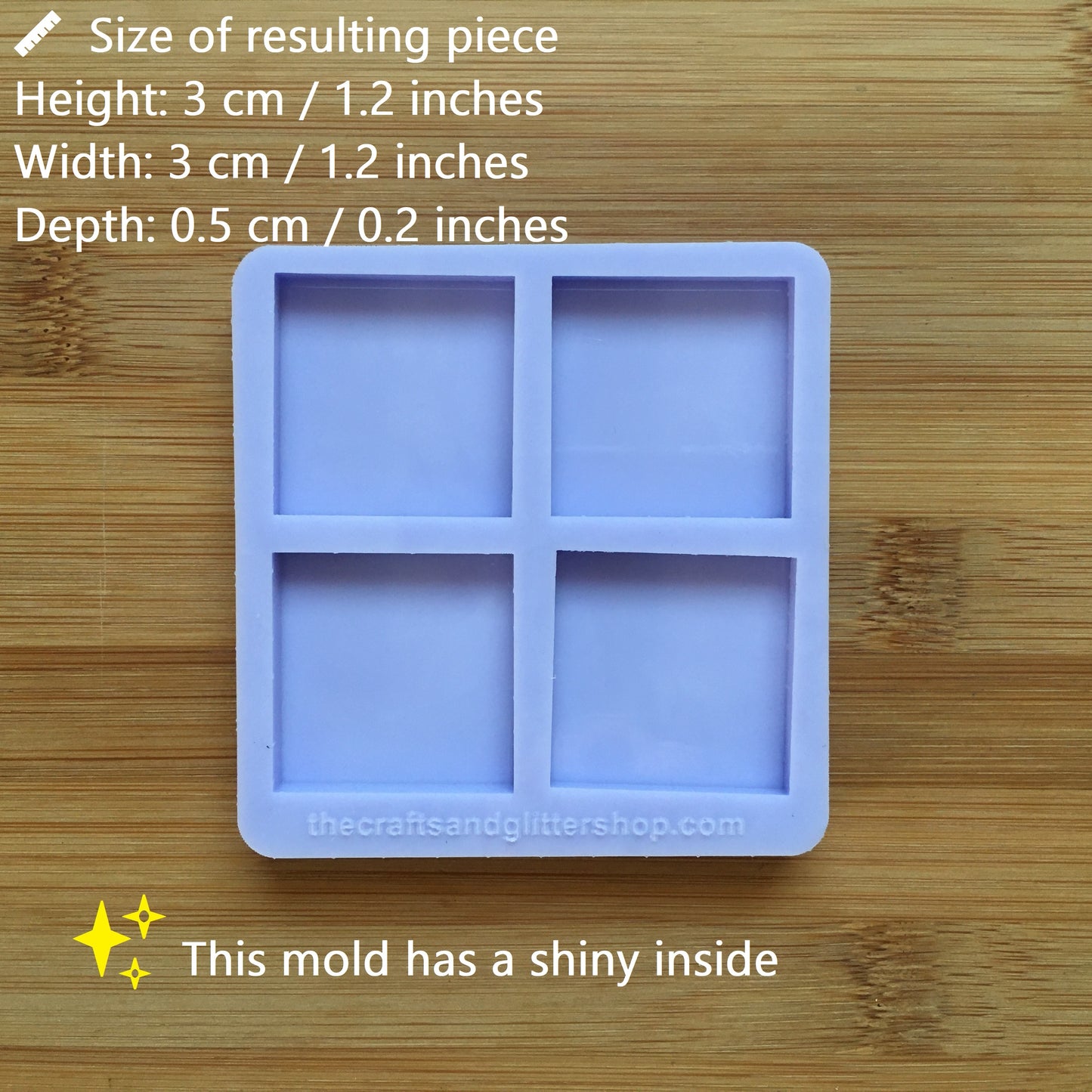 Square Silicone Mold - The Crafts and Glitter Shop