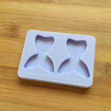 Load image into Gallery viewer, 4 cm Mermaid Tail Silicone Mold, Food Safe Silicone Rubber Mould