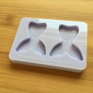 4 cm Mermaid Tail Silicone Mold, Food Safe Silicone Rubber Mould