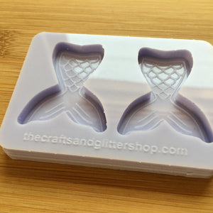 4 cm Mermaid Tail Silicone Mold, Food Safe Silicone Rubber Mould