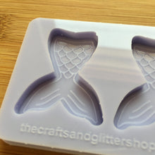 Load image into Gallery viewer, 4 cm Mermaid Tail Silicone Mold, Food Safe Silicone Rubber Mould