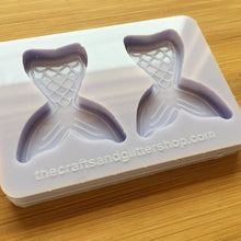 Load image into Gallery viewer, 4 cm Mermaid Tail Silicone Mold, Food Safe Silicone Rubber Mould