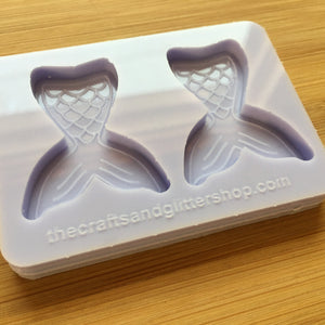 4 cm Mermaid Tail Silicone Mold, Food Safe Silicone Rubber Mould