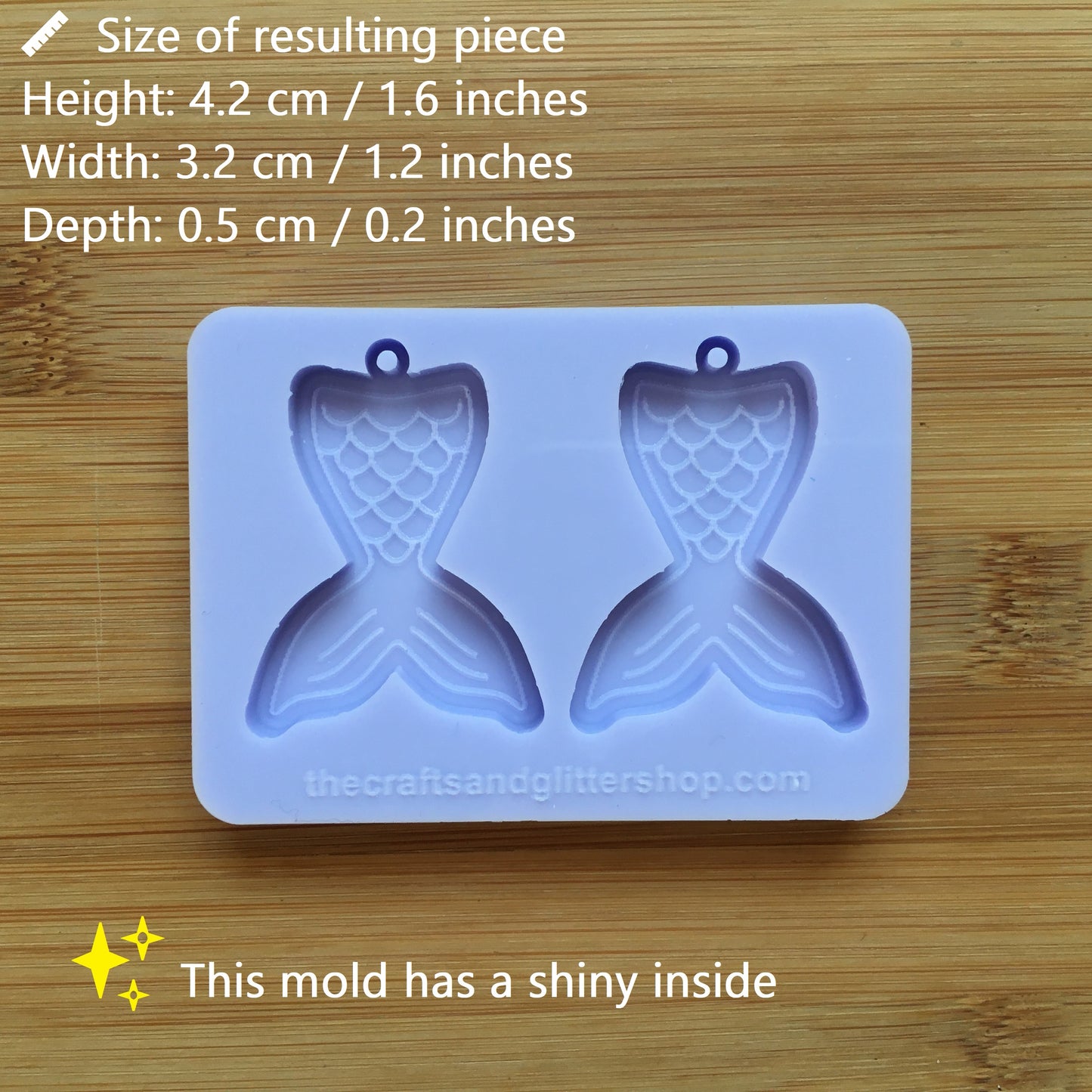 Mermaid Tail Silicone Mold - The Crafts and Glitter Shop