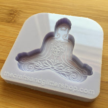 Load image into Gallery viewer, 2&quot; Padmasana Silicone Mold, Food Safe Silicone Rubber Mould