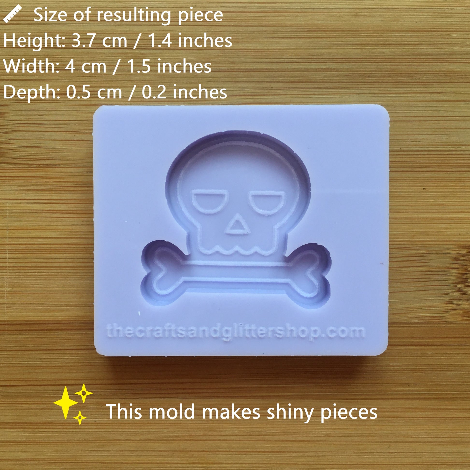 Skull Silicone Mold - The Crafts and Glitter Shop