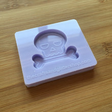 Load image into Gallery viewer, 1.5&quot; Skull Silicone Mold, Food Safe Silicone Rubber Mould