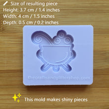 Load image into Gallery viewer, 1.5&quot; Cauldron Silicone Mold, Food Safe Silicone Rubber Mould