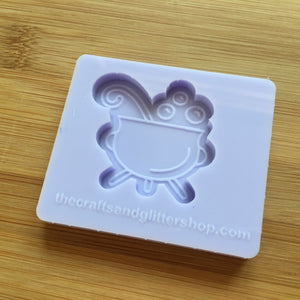 1.5" Cauldron Silicone Mold, Food Safe Silicone Rubber Mould