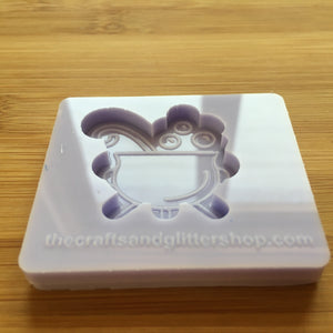 1.5" Cauldron Silicone Mold, Food Safe Silicone Rubber Mould