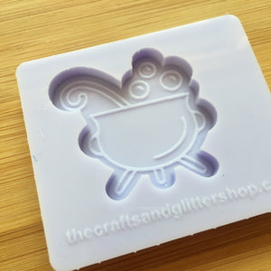 1.5" Cauldron Silicone Mold, Food Safe Silicone Rubber Mould