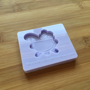 1.5" Cauldron Silicone Mold, Food Safe Silicone Rubber Mould