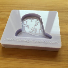 Load image into Gallery viewer, 1.5&quot; Creepy Tombstone Silicone Mold, Food Safe Silicone Rubber Mould