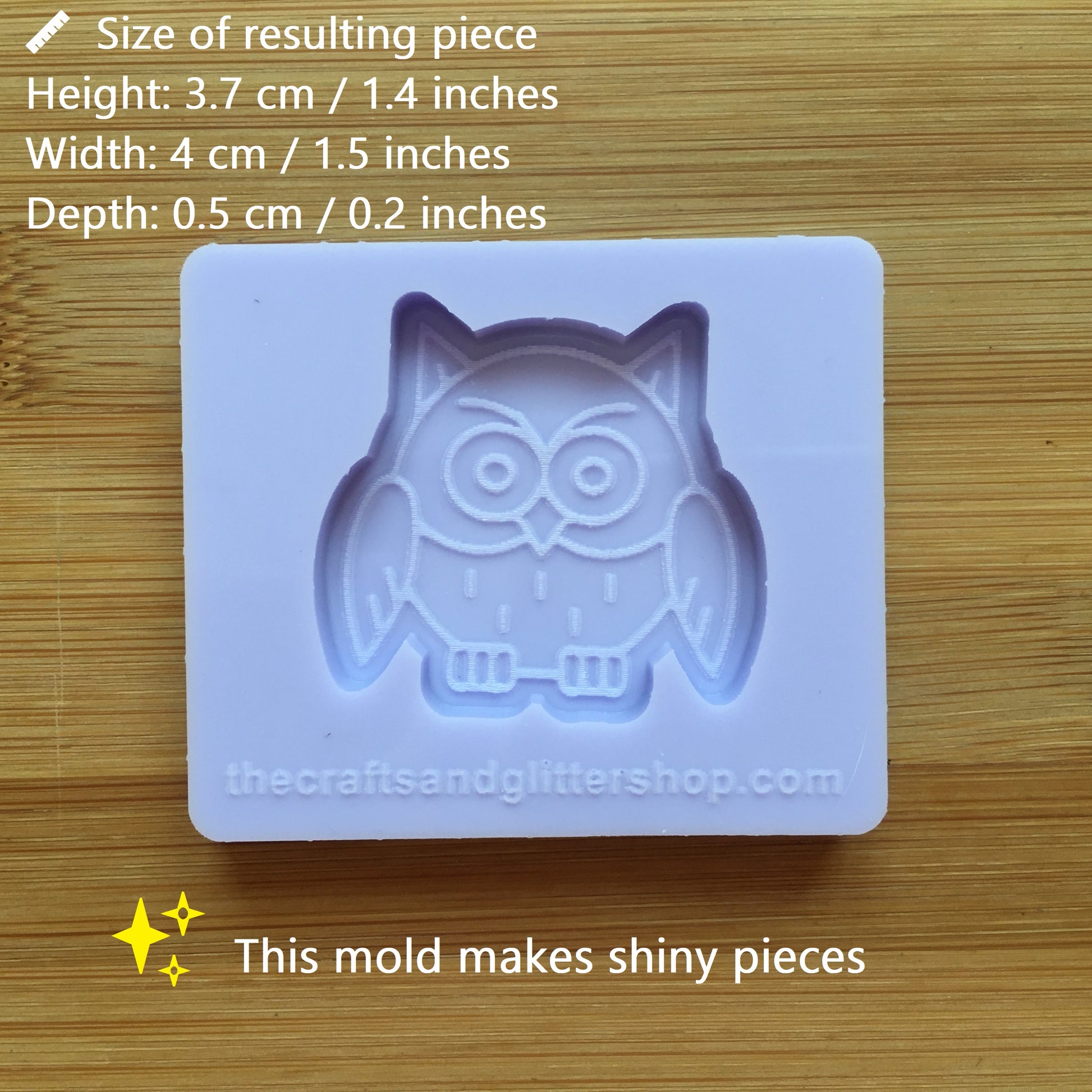 Owl Silicone Mold - The Crafts and Glitter Shop