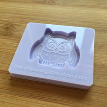 Load image into Gallery viewer, 1.5&quot; Owl Silicone Mold, Food Safe Silicone Rubber Mould