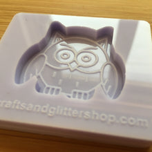 Load image into Gallery viewer, 1.5&quot; Owl Silicone Mold, Food Safe Silicone Rubber Mould