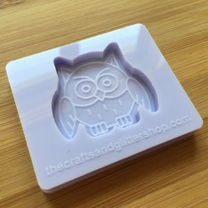 1.5" Owl Silicone Mold, Food Safe Silicone Rubber Mould