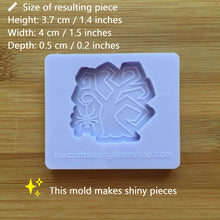 Load image into Gallery viewer, 1.5&quot; Dead Tree Silicone Mold, Food Safe Silicone Rubber Mould