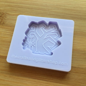 1.5" Dead Tree Silicone Mold, Food Safe Silicone Rubber Mould