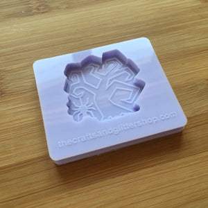 1.5" Dead Tree Silicone Mold, Food Safe Silicone Rubber Mould