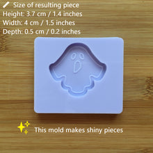 Load image into Gallery viewer, 1.5&quot; Ghost Silicone Mold, Food Safe Silicone Rubber Mould