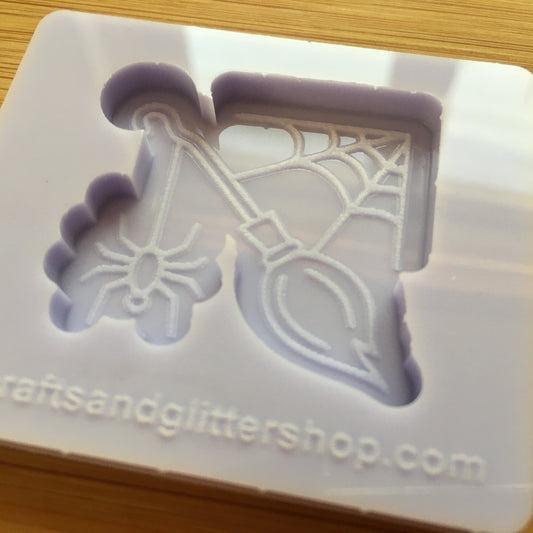 Witchy Broomstick Silicone Mold