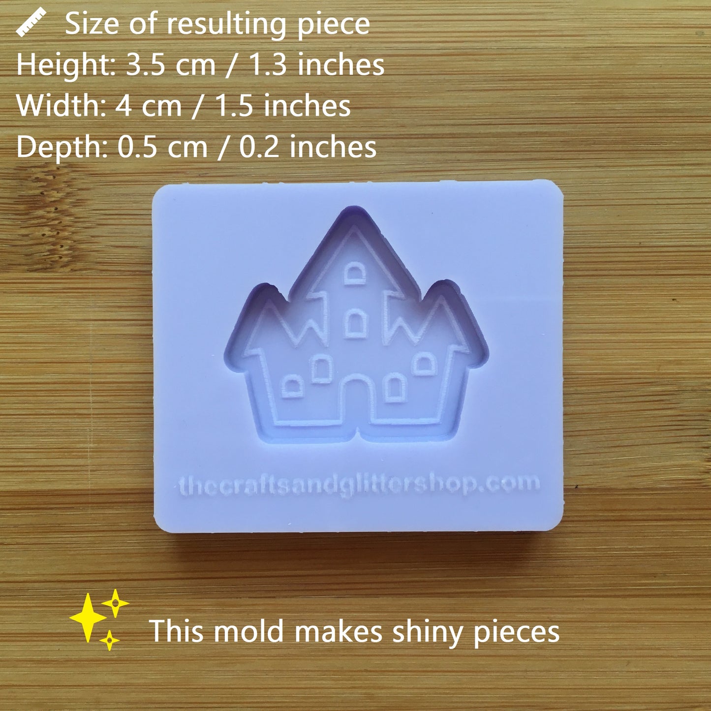 House Silicone Mold - The Crafts and Glitter Shop