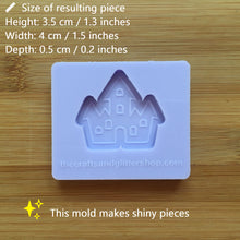 Load image into Gallery viewer, 1.5&quot; Haunted House / Castle Silicone Mold, Food Safe Silicone Rubber Mould