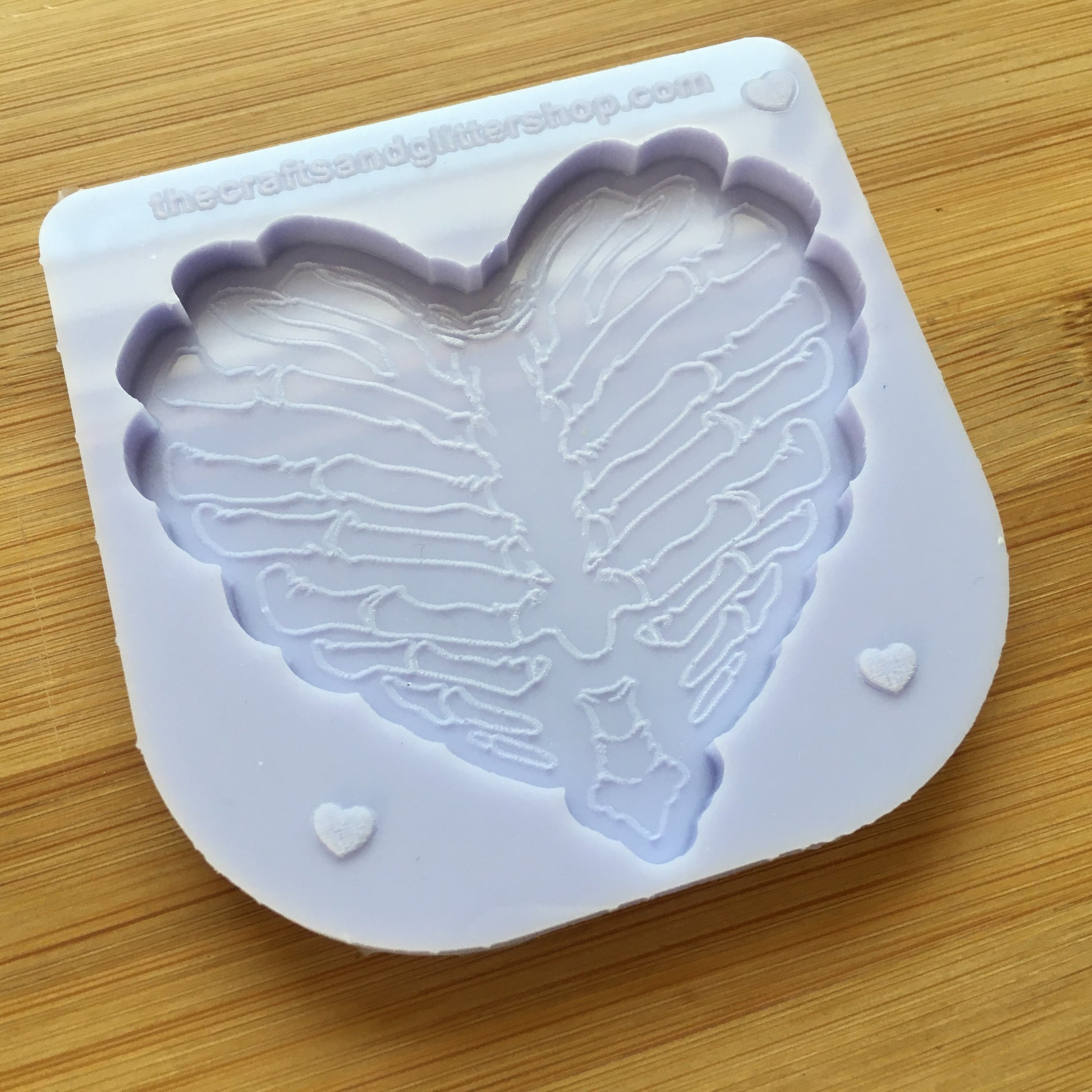 Heart Rib Cage Silicone Mold - The Crafts and Glitter Shop