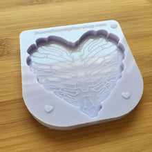 Load image into Gallery viewer, 2.6&quot; Heart Rib Cage Silicone Mold