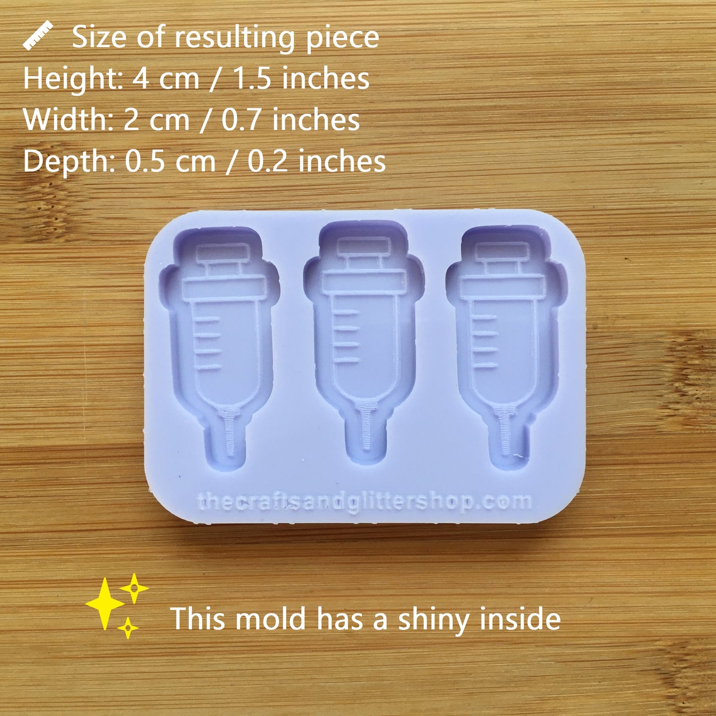 Syringe Silicone Mold - The Crafts and Glitter Shop