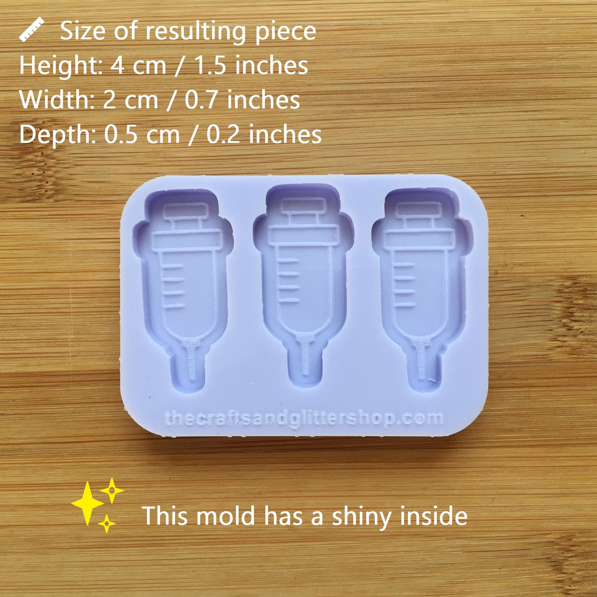 Syringe Silicone Mold - The Crafts and Glitter Shop