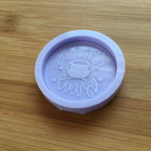 Load image into Gallery viewer, 1.5&quot; Witches Brew Badge Silicone Mold, Food Safe Silicone Rubber Mould