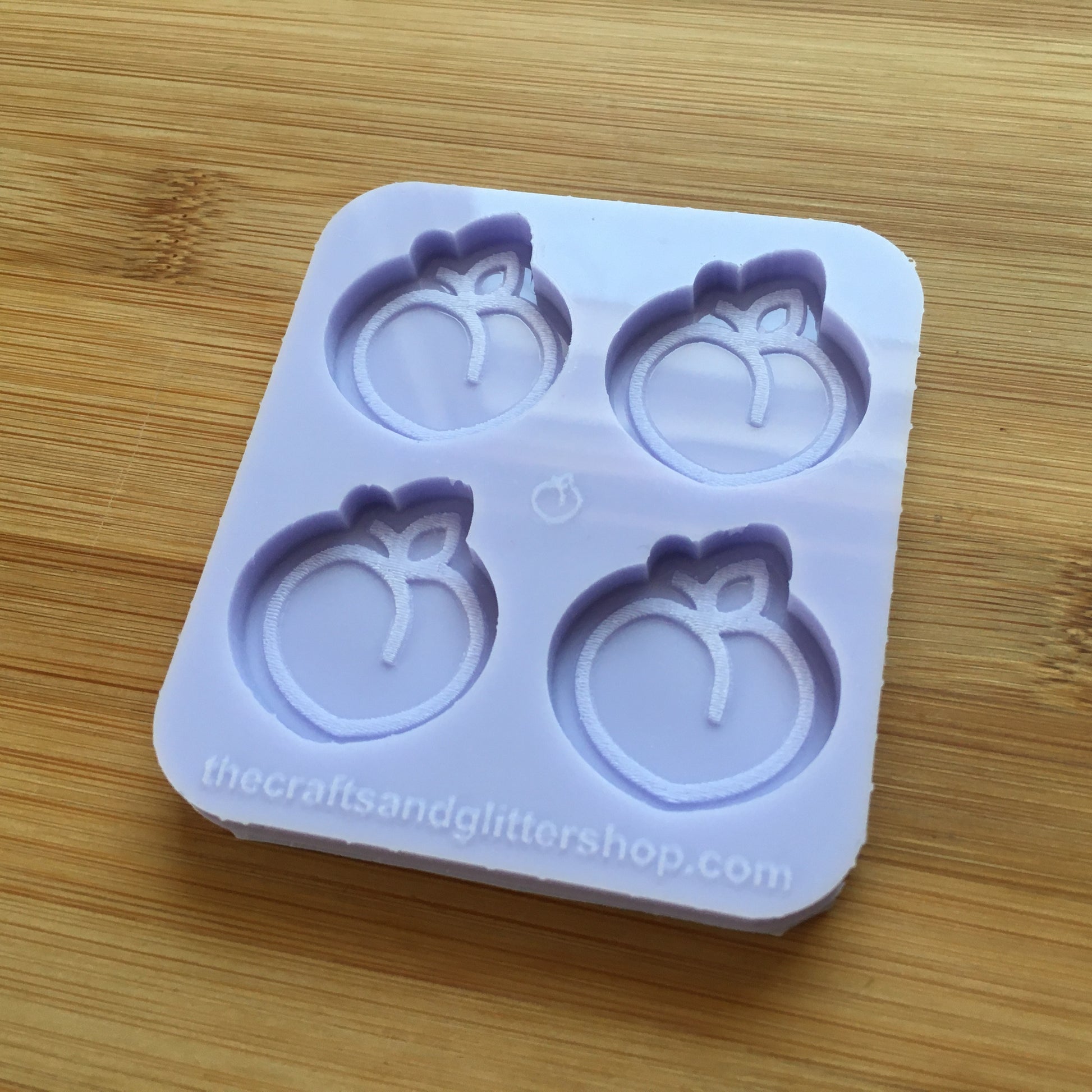 1.1" Peach Silicone Mold - The Crafts and Glitter Shop