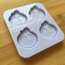 Load image into Gallery viewer, 1.1&quot; Peach Silicone Mold, Food Safe Silicone Rubber Mould