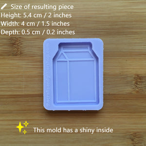 2" Milk Carton Silicone Mold, Food Safe Silicone Rubber Mould