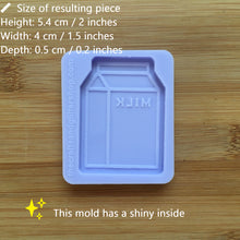 Load image into Gallery viewer, 2&quot; Milk Carton Silicone Mold, Food Safe Silicone Rubber Mould